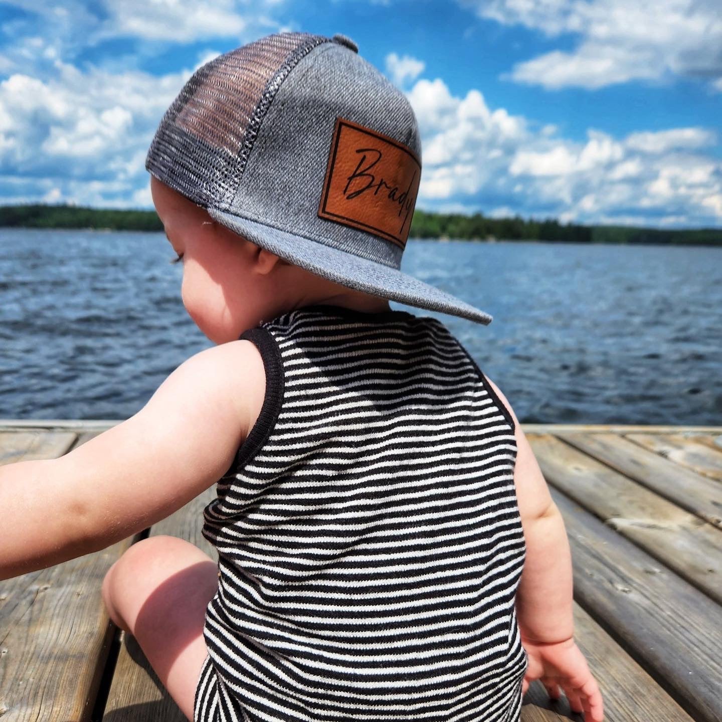 Charcoal Denim | Snapback Hat