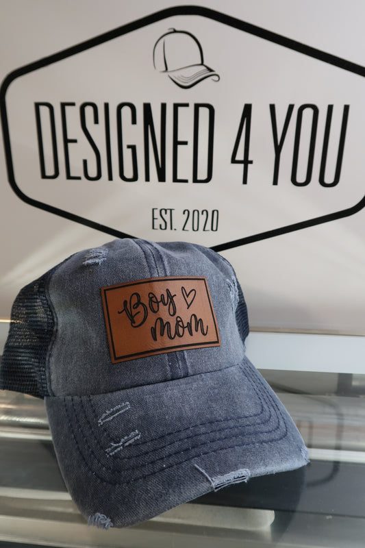 Boy Mom Pony Tail hat