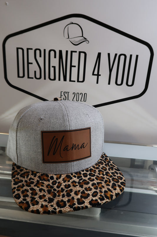 Mama Leopard Brim Hat