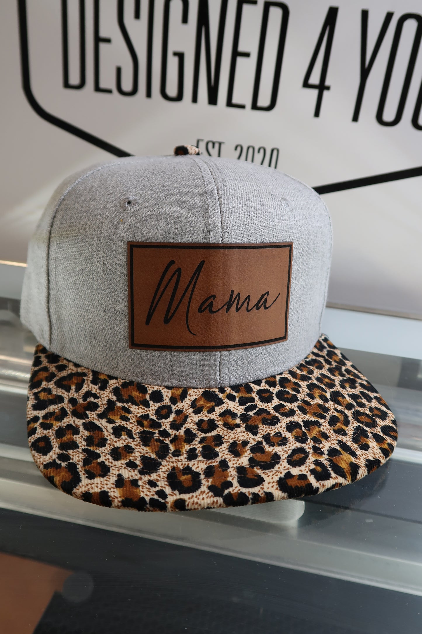 Mama Leopard Brim Hat