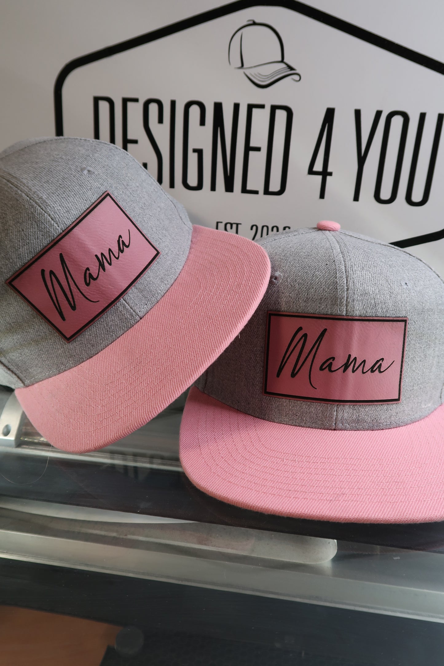 Mama Hat Pink Brim