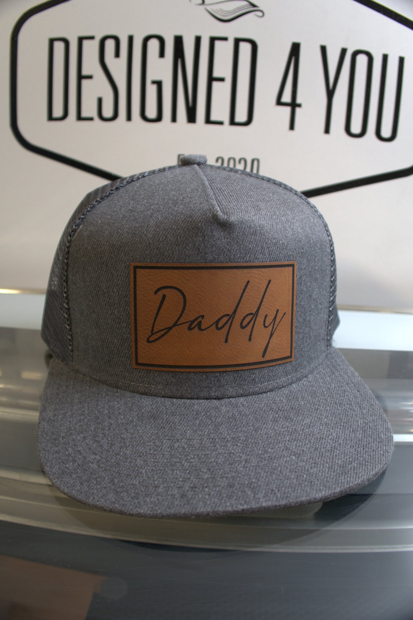 Daddy | Charcoal Denim Grey Snapback
