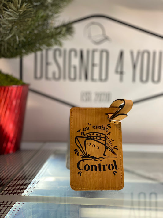 On Cruise Control luggage tag