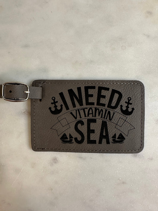 I need vitamin sea luggage tag
