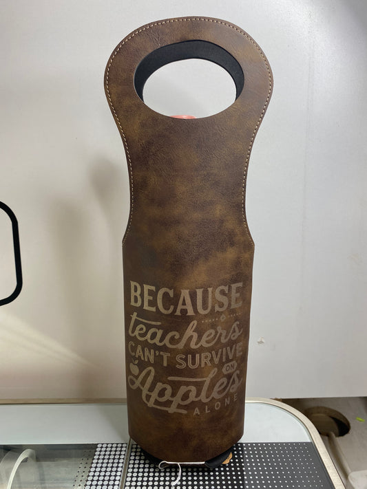 Teacher wine bag
